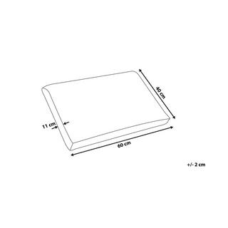 Beliani Emin Polyester Memory Foam Kissen  