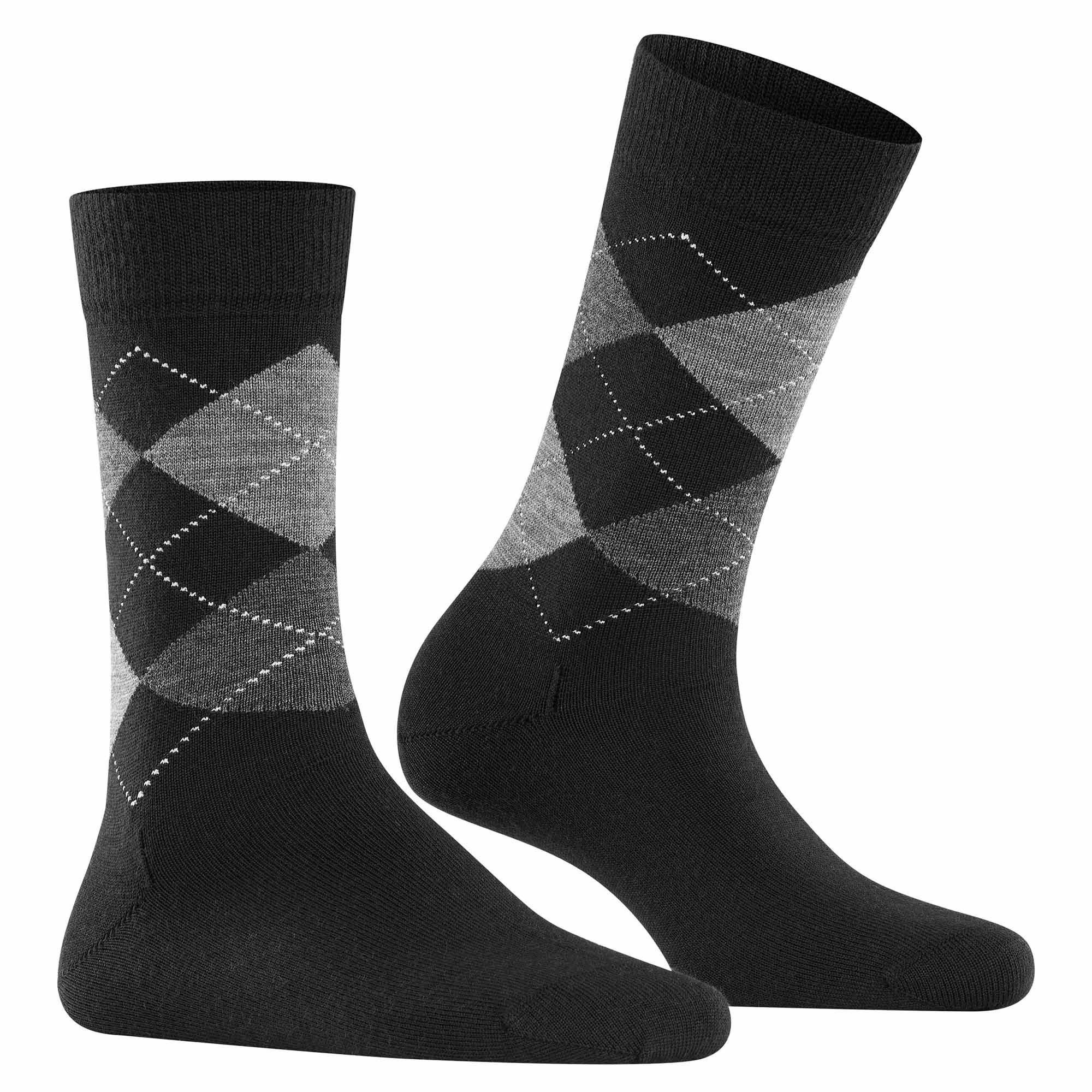 Burlington Marylebone Chaussettes Motif Losanges Lot de 2  