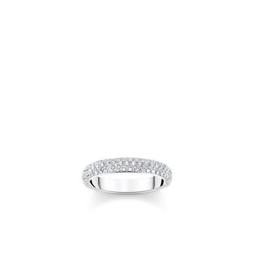 Bague Zirconia blanc Argent