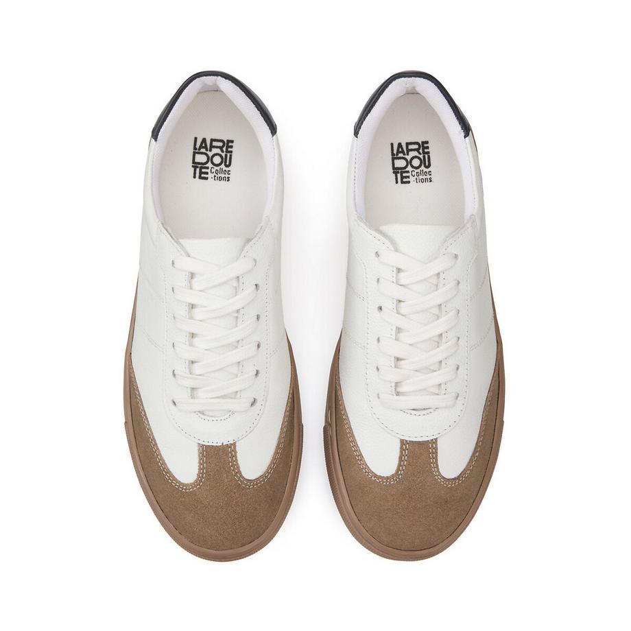 La Redoute Collections Leder-Sneakers im Vintage-Style  