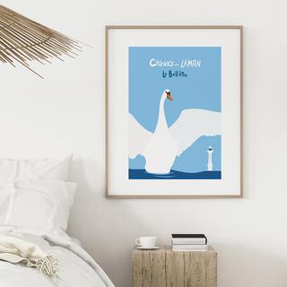 La-Jonx Cygnes du Léman - Le Bellâtre - Poster  