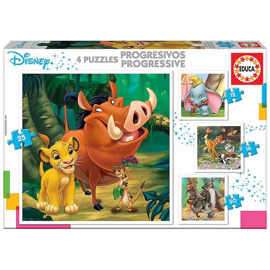 Puzzle Disney Animals (12/16/20/25)