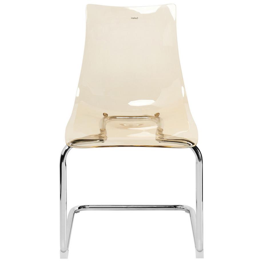 Beliani Esszimmerstuhl 2er Set aus Polycarbonat Minimalistisch MARSHALL  