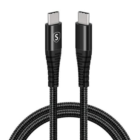 B2X  Câble USB-C vers USB-C 5A, 100W, 1m - Noir 