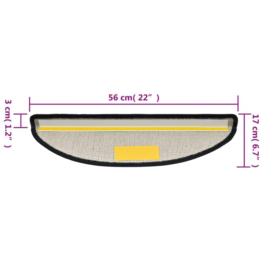 VidaXL Treppenmatte polypropylen  