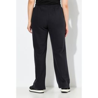 Ulla Popken Jogginghose Biese Weites Bein Elastikbund  