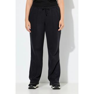 Ulla Popken Jogginghose Biese Weites Bein Elastikbund  