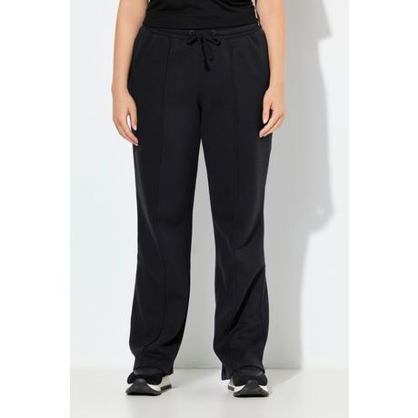 Ulla Popken Jogginghose Biese Weites Bein Elastikbund  