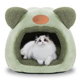 Alopini  Bett Warme Katzenhöhle Beruhigendes Bett für Katzen und kleine Hunde Schlafen 