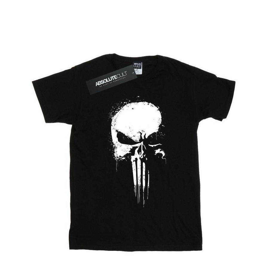 MARVEL  The Punisher Spray Skull TShirt 