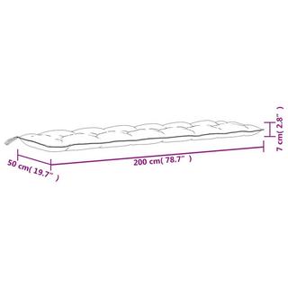 VidaXL Gartenbank-auflage gewebe  