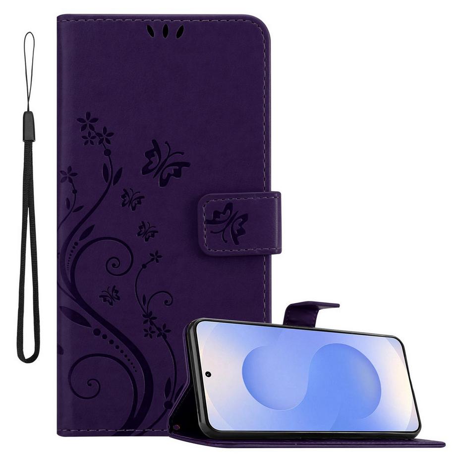 Samsung Galaxy S25 Hülle mit Blumen Muster