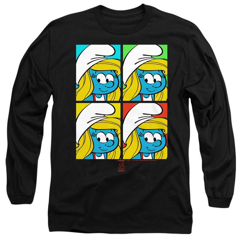 T-ShirtManches Longues Motiftyle Carrés