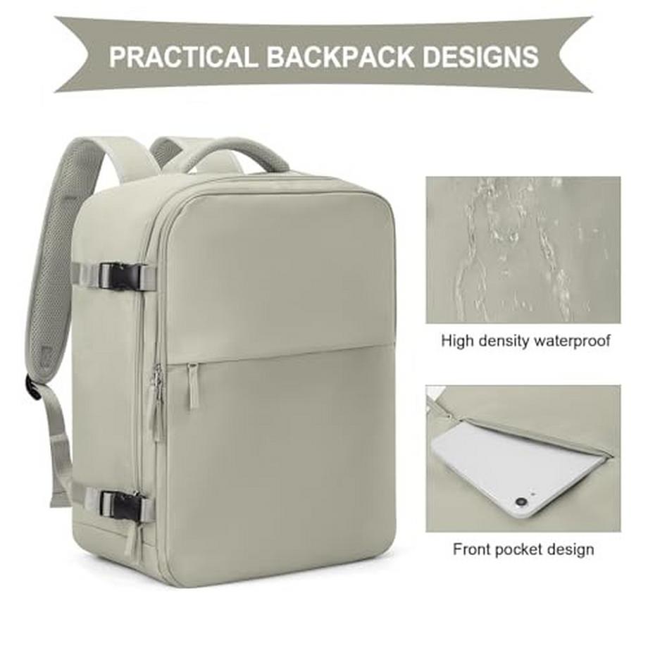 Only-bags.store Zaino da viaggio impermeabile per bagaglio a mano di aereo con scomparto per laptop  