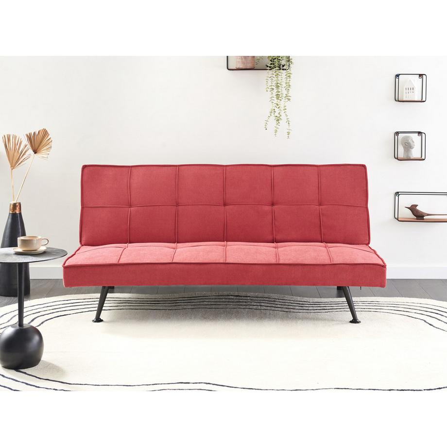 Beliani Canapé-lit en Tissu  HASLE  