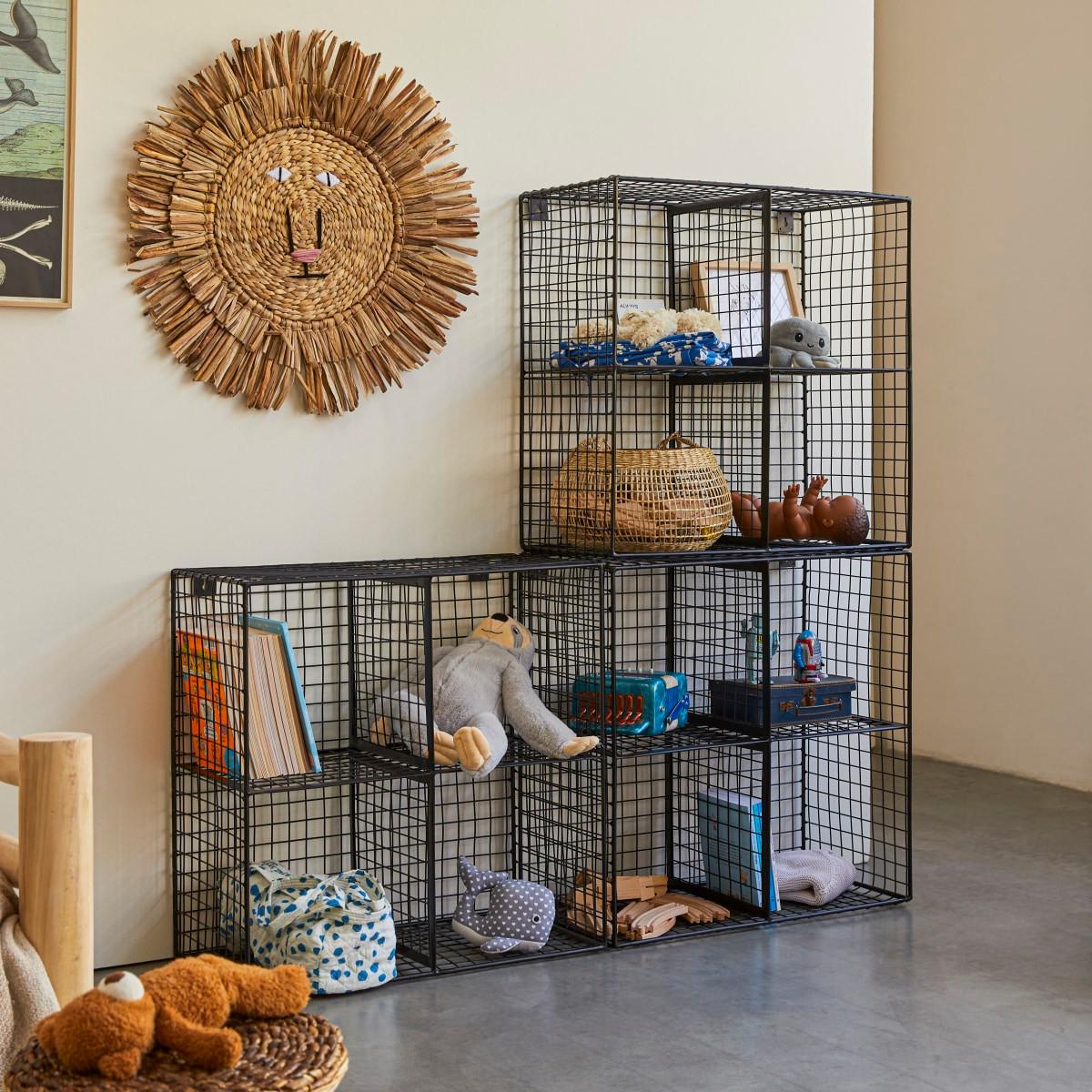 Tikamoon Kinderbücherregal aus Metall Sona  