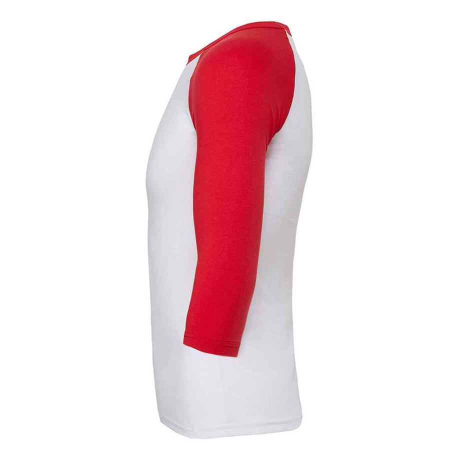 Bella + Canvas T-Shirt Baseball Maniche 3/4  
