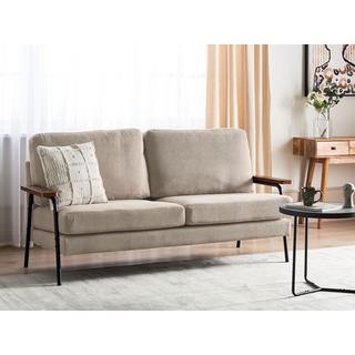 Beliani 3 Sitzer Sofa aus Polyester Klassisch AKRANES  