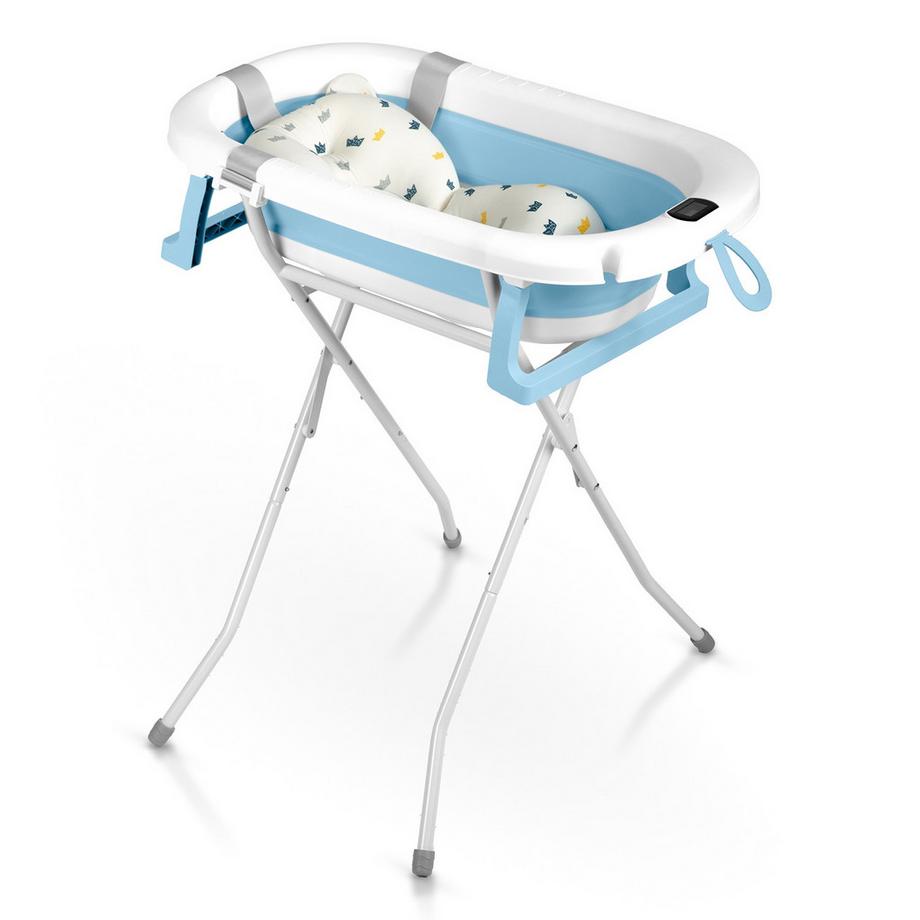 B2X  Baignoire pliante pour bébé avec thermomètre 