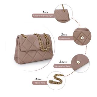 Only-bags.store Umhängetasche Elegante Handytasche Gesteppte Handtasche Umhängetasche Elegante Handytasche Gesteppte Handtasche 