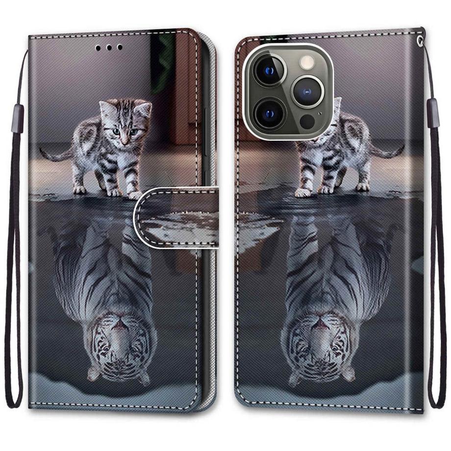 Cover-Discount  iPhone 13 Pro - Étui en cuir coque 