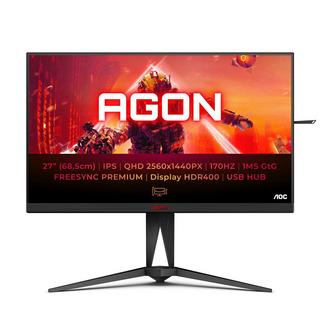 AOC  AG275QX/EU Monitor PC 68,6 cm (27") 2560 x 1440 Pixel Quad HD Nero, Rosso 
