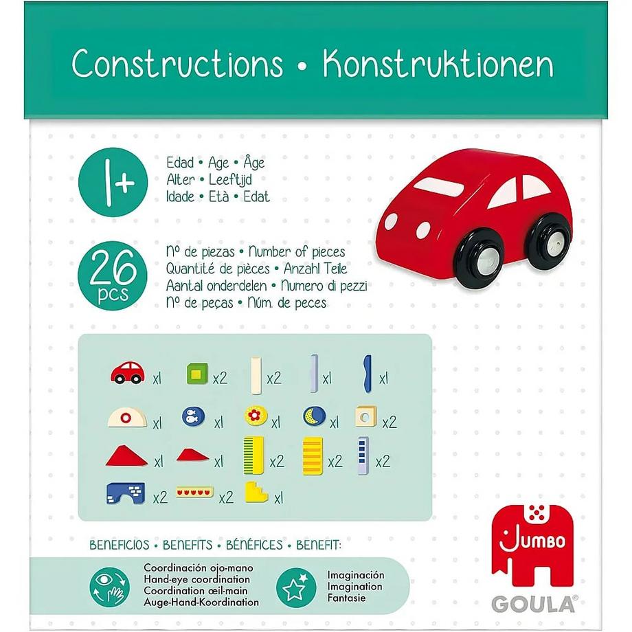 JUMBO  Goula Holzbausteine Set 