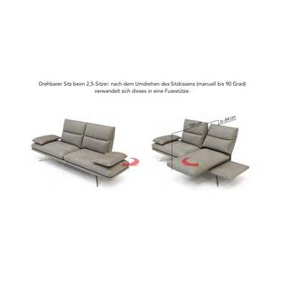 mutoni Sofa 2,5-Sitzer No01 Leder 235  