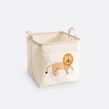 Quadratischer Stoff-Korb Junglito