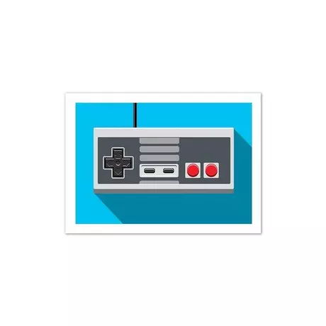 Wall Editions  Art-Poster - Retro Controller : manette NES - Olivier, Wall Editions - 50 x 70 cm 