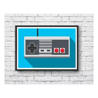 Wall Editions  Art-Poster - Retro Controller : manette NES - Olivier, Wall Editions - 50 x 70 cm 
