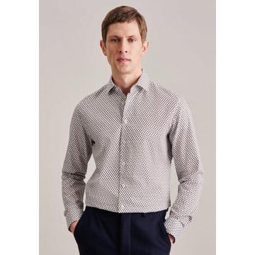 Chemise Business Slim Fit Manche longue Imprimé