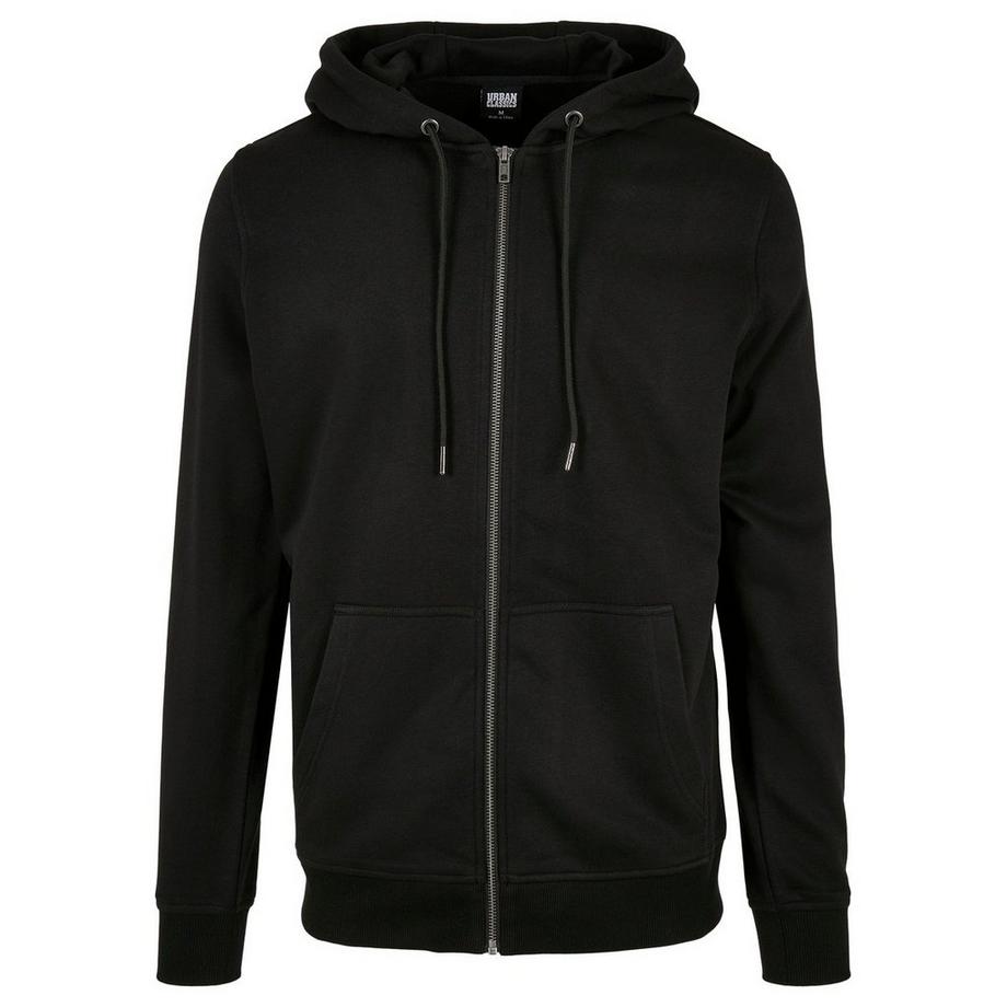 felpa con cappuccio basic terry zip