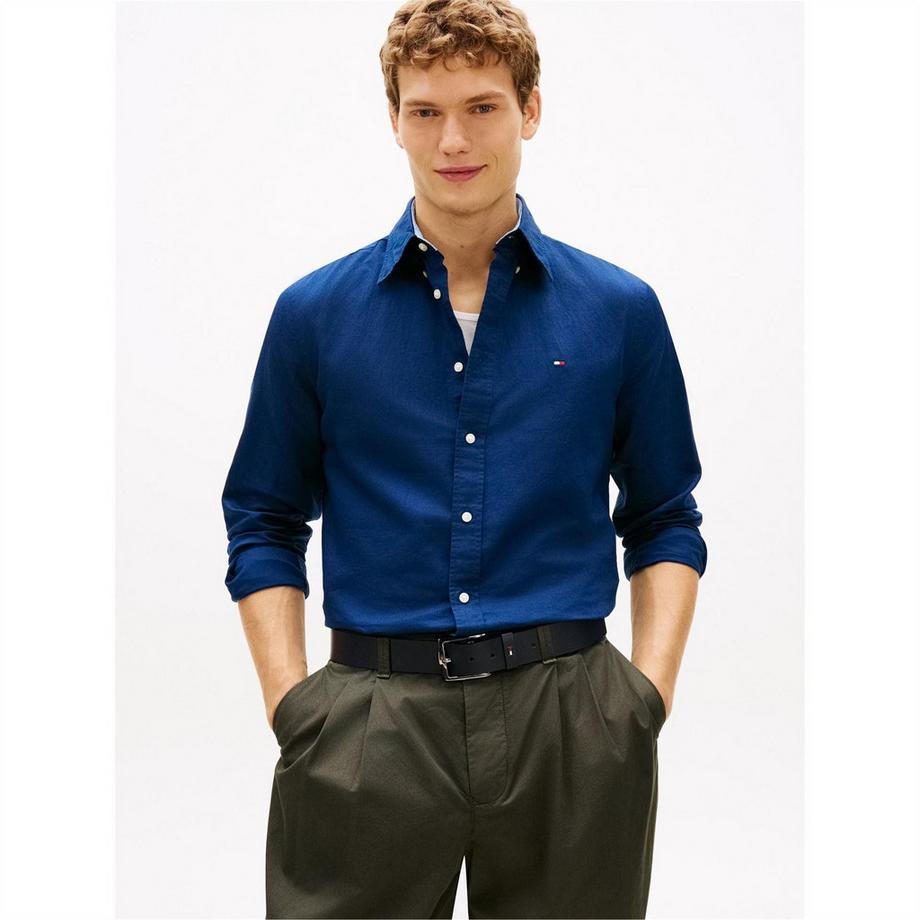 TOMMY HILFIGER  Chemise Motiftyle Logo Brodé 