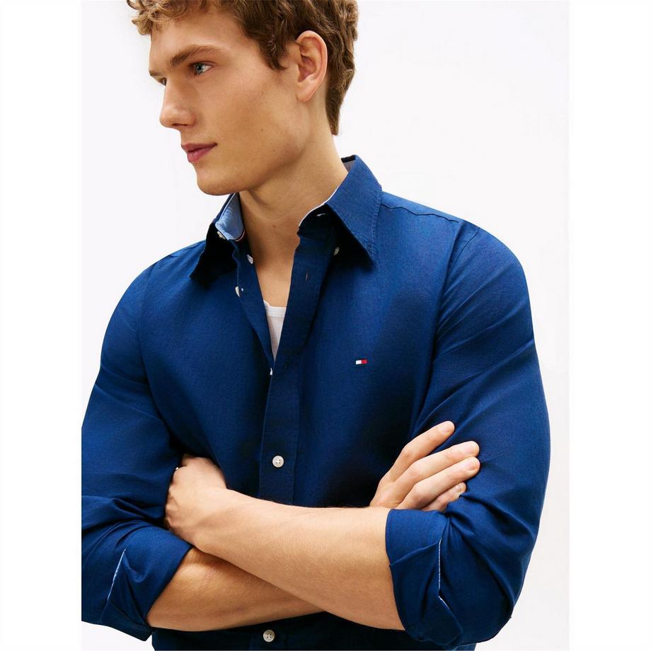 TOMMY HILFIGER  Chemise Motiftyle Logo Brodé 