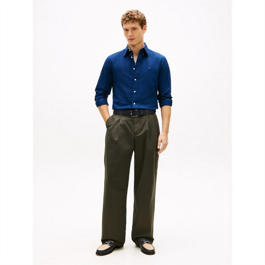 TOMMY HILFIGER  Chemise Motiftyle Logo Brodé 