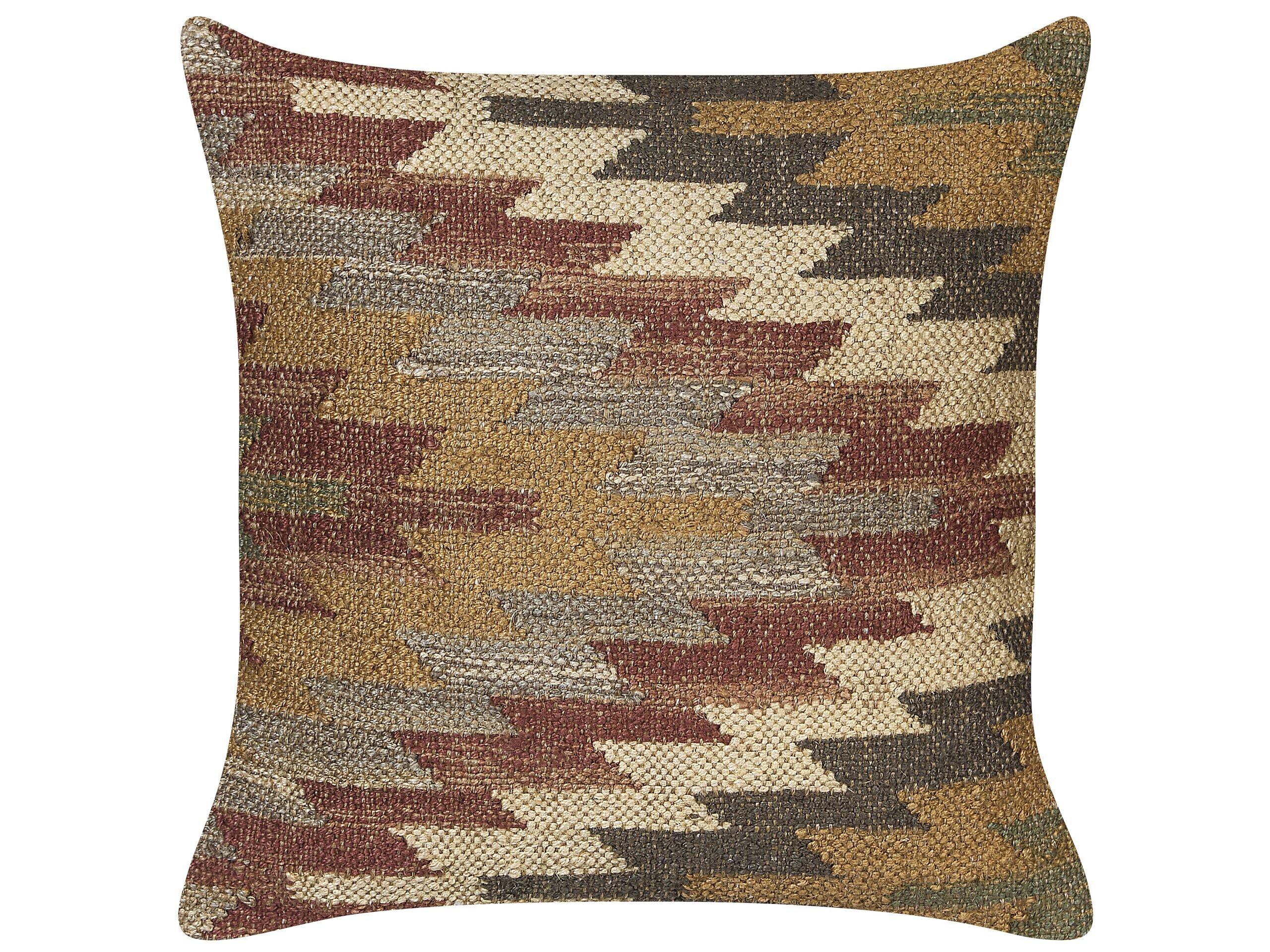 Beliani Coussin en Jute Boho DEEPOR  