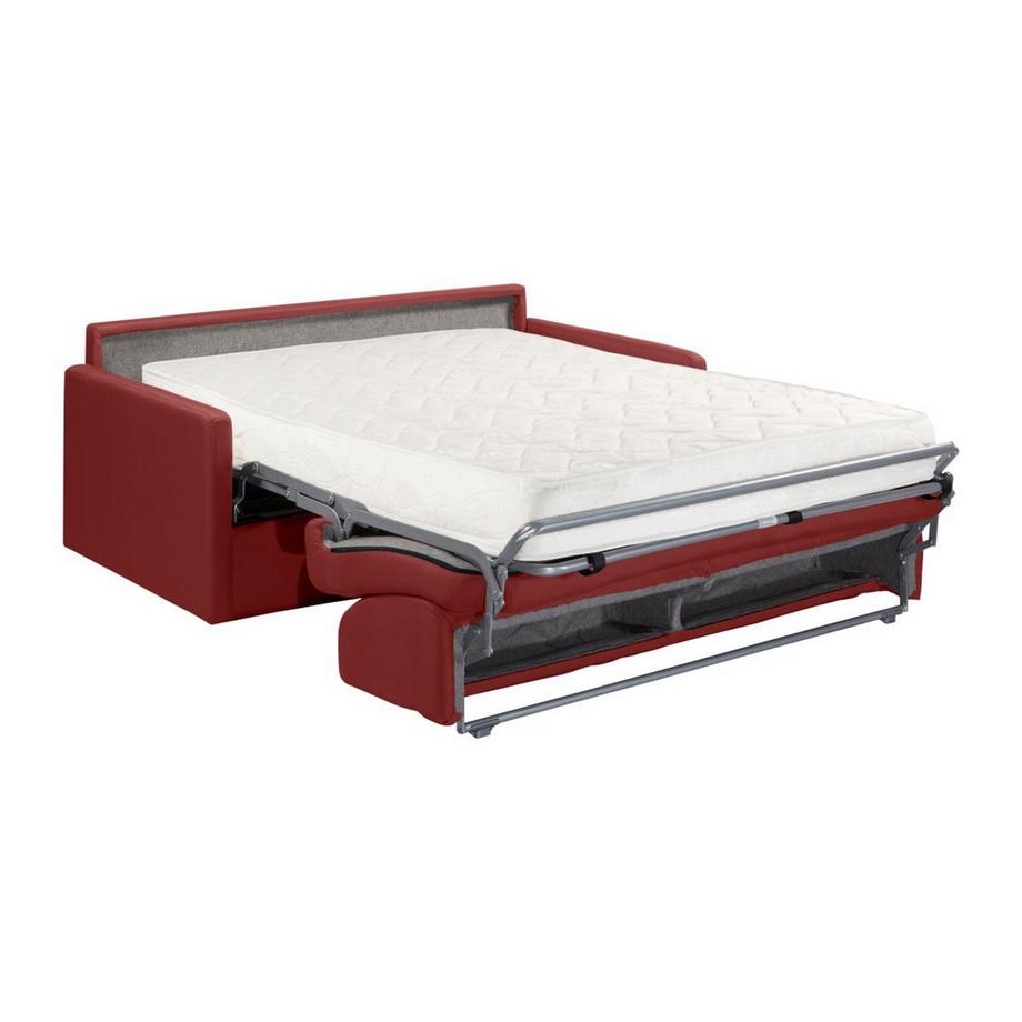 Vente-unique Canapé 4 places conible express en tissu CALIFE CouchageMatelas  