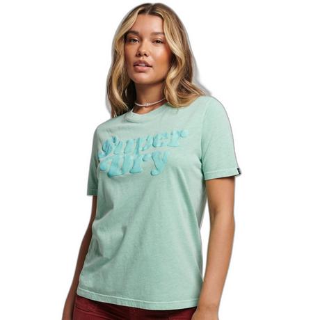 Superdry  T-shirt femme  logo Cooper Classic 70's 