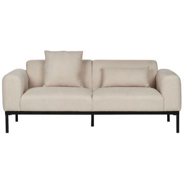 2 Sitzer Sofa aus Kunstleinen Retro MALMOS