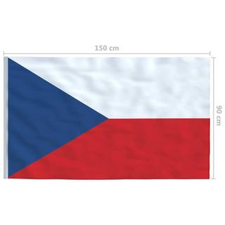 VidaXL Tschechische flagge  