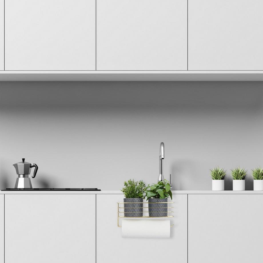 B2X Hängekorb mit Halter für Papierhandtücher  