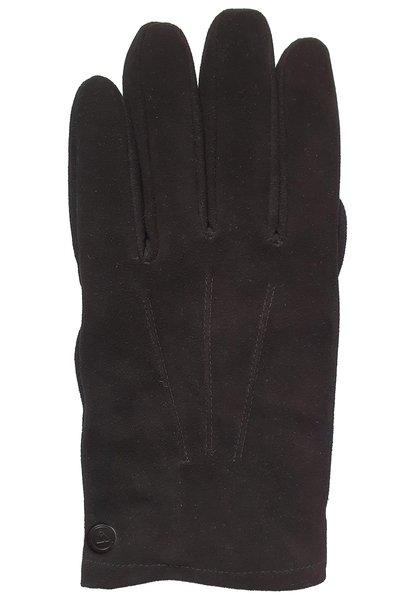 CASH-MERE.CH Guanti in pelle scamosciata di capra con fodera in cashmere  