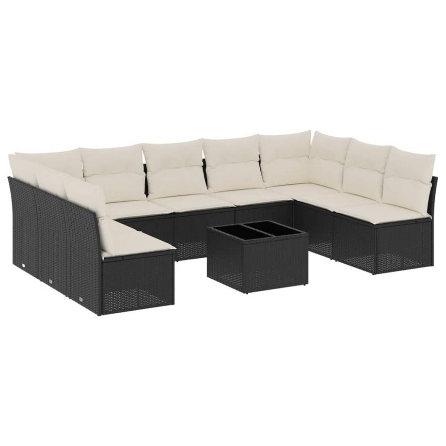 Ensemble de canapés de jardin rotin synthétique