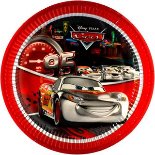 Cars Assiettes jetables SILVER EDITION  