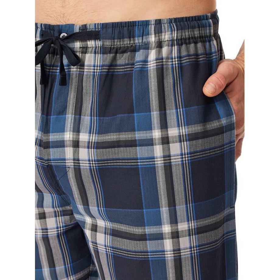 Schiesser Mix + Relax Karierte Loungewear Hose  