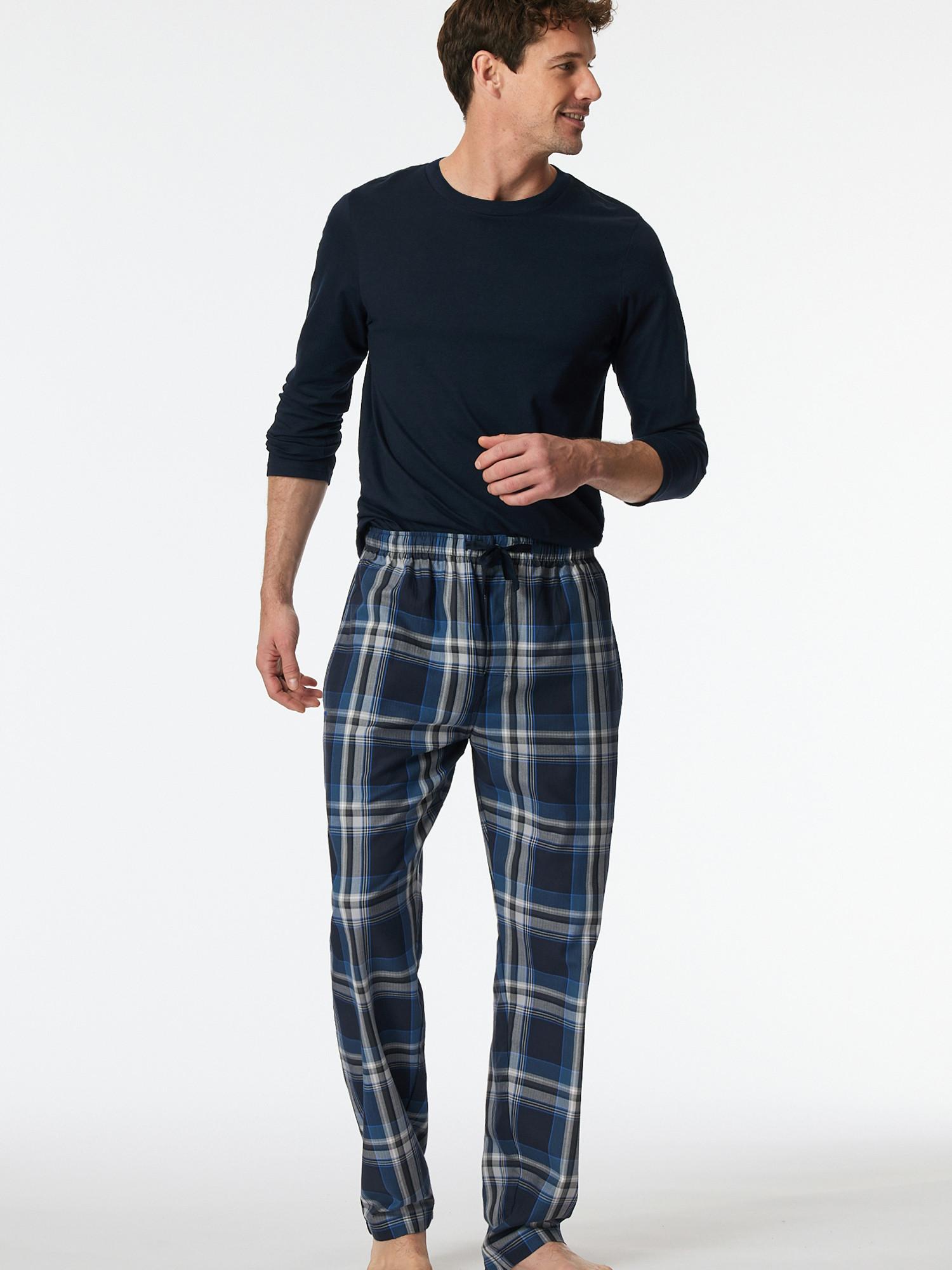 Schiesser Mix + Relax Pantaloni Lounge a Quadri  