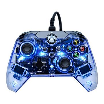 PDP Afterglow Schwarz, Blau, Transparent USB pad Analog / Digital Xbox One, Xbox Series S, Xbox Series X