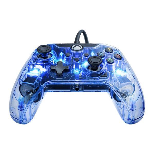 pdp  PDP Afterglow Schwarz, Blau, Transparent USB pad Analog / Digital Xbox One, Xbox Series S, Xbox Series X 