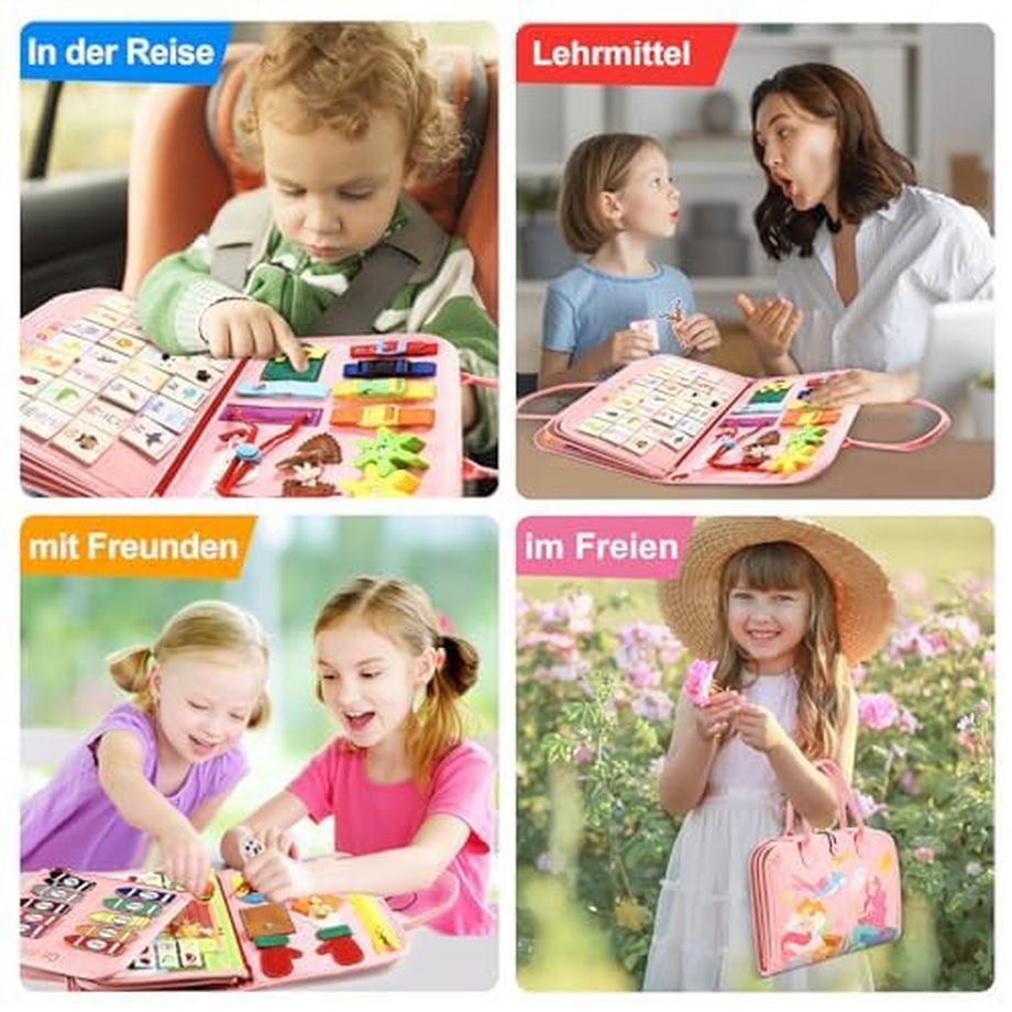 Activity-board  Busy Board Spielzeug Reisespielzeug Activity Board Sinnesspielzeug 